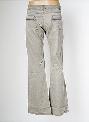 Pantalon flare stretch taille basse vert SESSUN femme