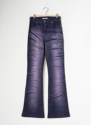 Jeans bootcut taille haute taille haute violet SCHOOL RAG femme