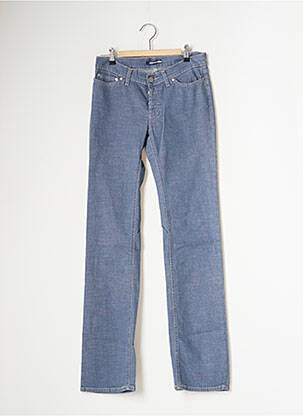 Jeans coupe droite taille haute taille haute bleu SCHOOL RAG femme
