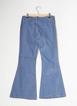 Jean coupe flare stretch taille basse bleu SCHOOL RAG femme