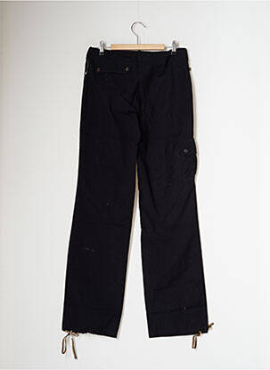 Pantalon cargo tissage popeline taille normale noir SESSUN femme