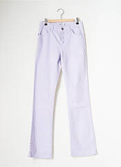 Jeans bootcut violet SCHOOL RAG pour femme seconde vue