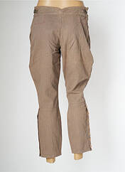 Pantalon 7/8 marron SCHOOL RAG pour femme seconde vue