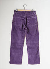 Pantalon 7/8 violet SCHOOL RAG pour femme seconde vue