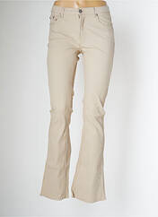 Pantalon flare beige SCHOOL RAG pour femme seconde vue