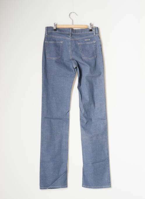 Jeans coupe droite taille haute taille haute bleu SCHOOL RAG femme