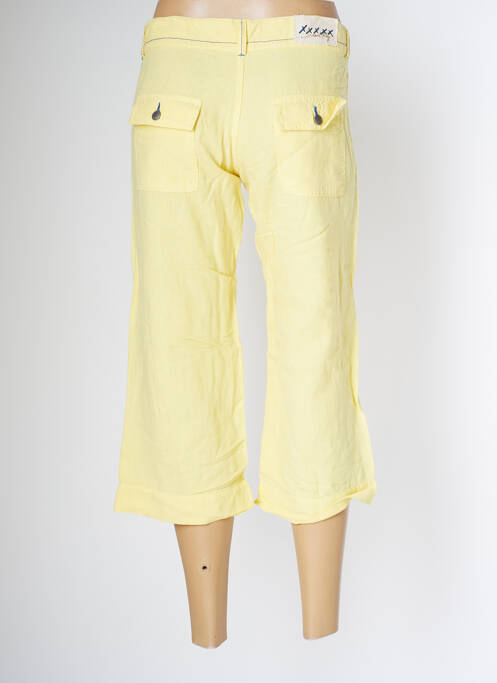 Pantacourt jaune SCHOOL RAG pour femme