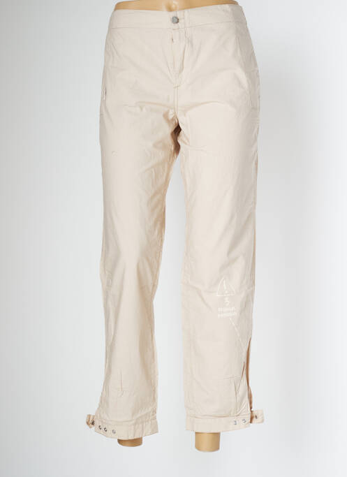 Pantalon 7/8 beige SCHOOL RAG pour femme