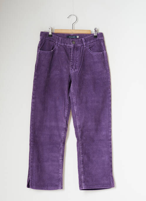 Pantalon 7/8 violet SCHOOL RAG pour femme