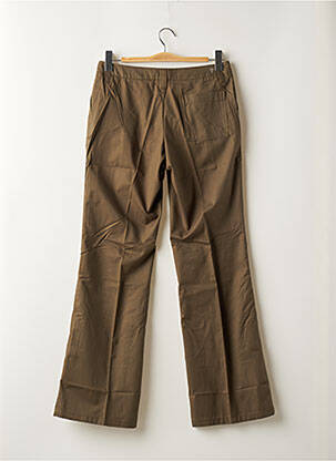 Pantalon droit tissage popeline taille normale vert TEDDY SMITH homme