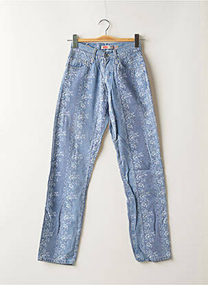 Jeans coupe droite taille normale taille normale bleu TEDDY SMITH femme