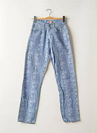 Jeans coupe droite taille normale taille normale bleu TEDDY SMITH femme