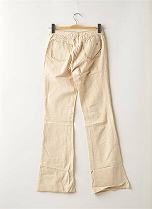 Pantalon flare taille basse taille basse beige TEDDY SMITH femme
