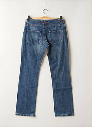 Jeans coupe droite taille basse taille basse bleu TEDDY SMITH femme