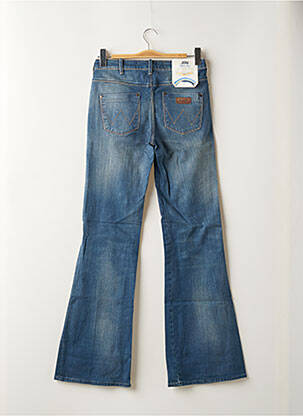 Jeans bootcut stretch taille basse bleu WRANGLER femme