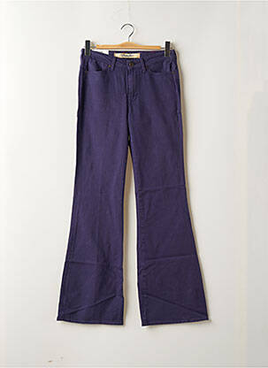 Pantalon flare taille basse taille basse violet WRANGLER femme