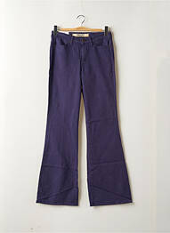 Pantalon flare taille basse taille basse violet WRANGLER femme