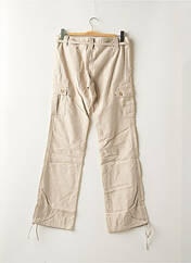 Pantalon cargo beige TEDDY SMITH pour femme seconde vue