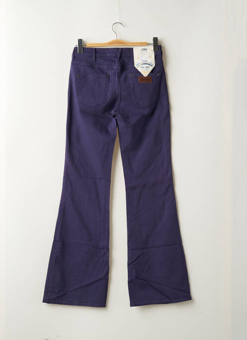 Pantalon flare violet WRANGLER femme