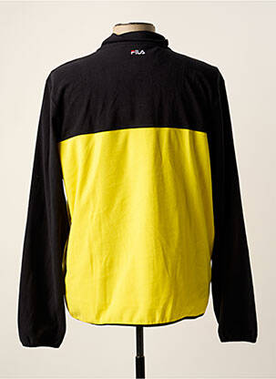 Polaire broderie jaune FILA homme