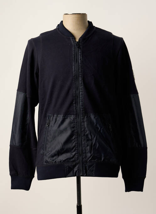 Blouson bleu TEDDY SMITH pour homme