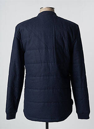 Blouson finition intérieure doublure satiné bleu MINIMUM homme