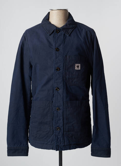 Blouson bleu G STAR pour homme