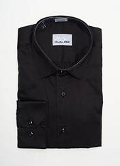 Chemise manches longues noir CHRISTIAN VALER pour homme seconde vue