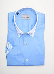 Chemise manches courtes bleu CHRISTIAN VALER pour homme seconde vue