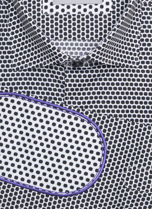 Chemise manches longues noir CHRISTIAN VALER pour homme