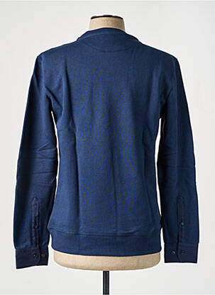 Sweat-shirt manches longues manches longues bleu CHRISTIAN VALER homme
