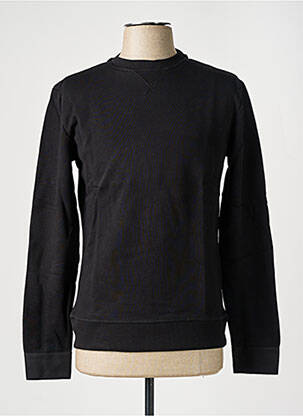 Sweat-shirt manches longues manches longues noir CHRISTIAN VALER homme