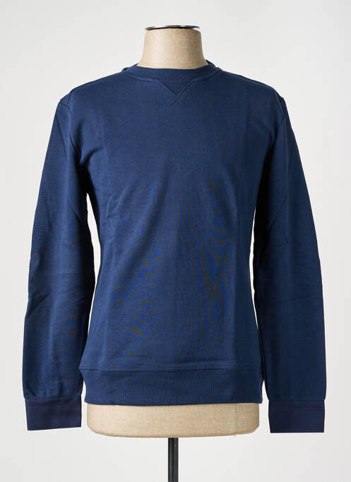 Sweat-shirt bleu CHRISTIAN VALER pour homme