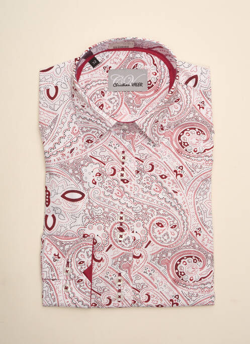 Chemisier coupe cintrée manches longues violet CHRISTIAN VALER femme