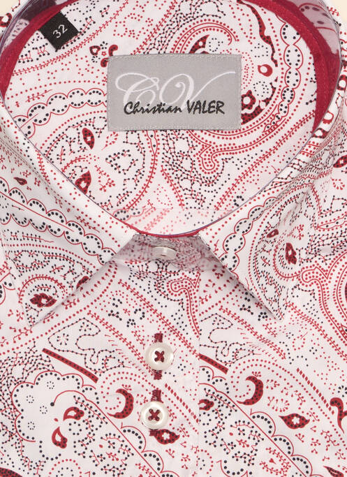 Chemisier coupe cintrée manches longues violet CHRISTIAN VALER femme