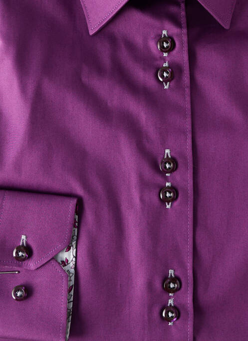 Chemisier violet CHRISTIAN VALER pour femme