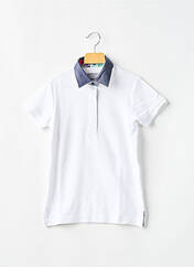 Polo blanc CHRISTIAN VALER pour homme seconde vue