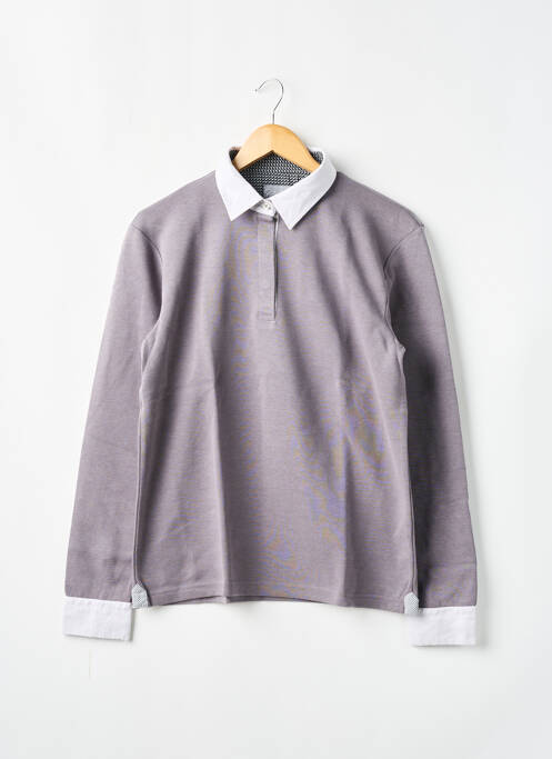 Polo gris CHRISTIAN VALER pour homme