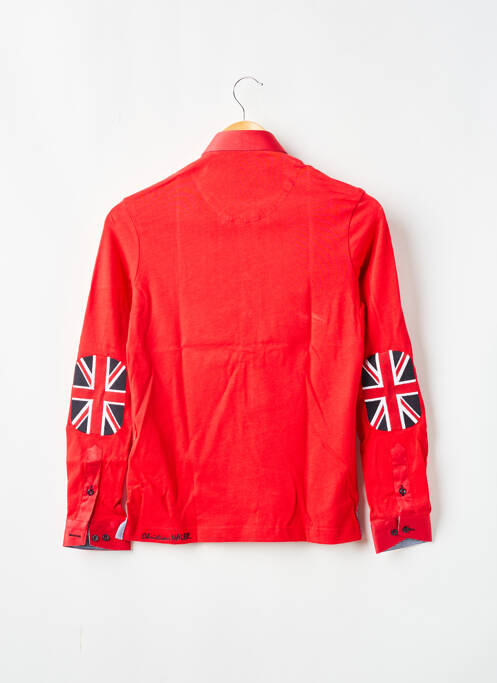 Polo rouge CHRISTIAN VALER pour homme
