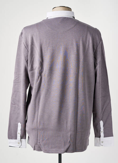 Polo gris CHRISTIAN VALER pour homme