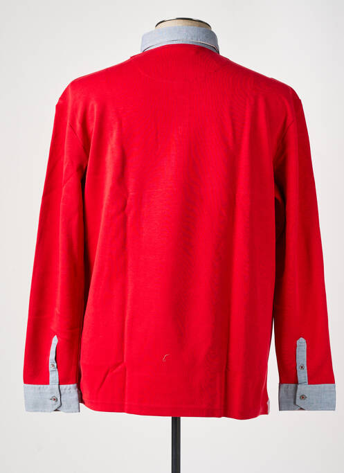 Polo rouge CHRISTIAN VALER pour homme