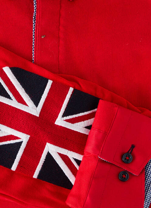 Polo rouge CHRISTIAN VALER pour homme