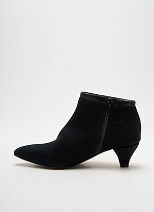 Bottines/boots tissage satiné talon de 4 à 6cm noir ALEGORY femme