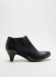 Bottines/boots matière lisse talon de 4 à 6cm noir ALEGORY femme