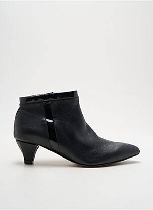 Bottines/boots matière lisse talon de 4 à 6cm noir ALEGORY femme