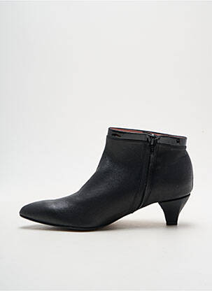 Bottines/boots matière lisse talon de 4 à 6cm noir ALEGORY femme