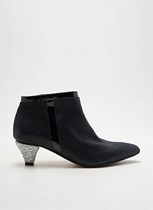 Bottines/boots matière lisse talon de 4 à 6cm noir ALEGORY femme