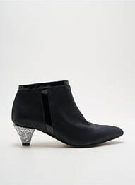 Bottines/boots matière lisse talon de 4 à 6cm noir ALEGORY femme