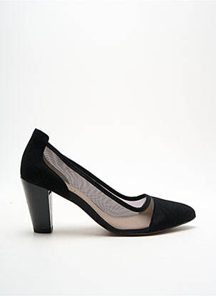 Escarpins nubuck talon de 4 à 6cm noir ALEGORY femme