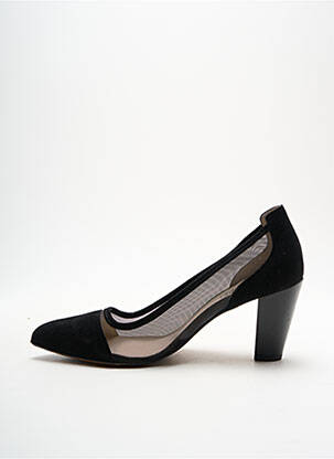 Escarpins nubuck talon de 4 à 6cm noir ALEGORY femme